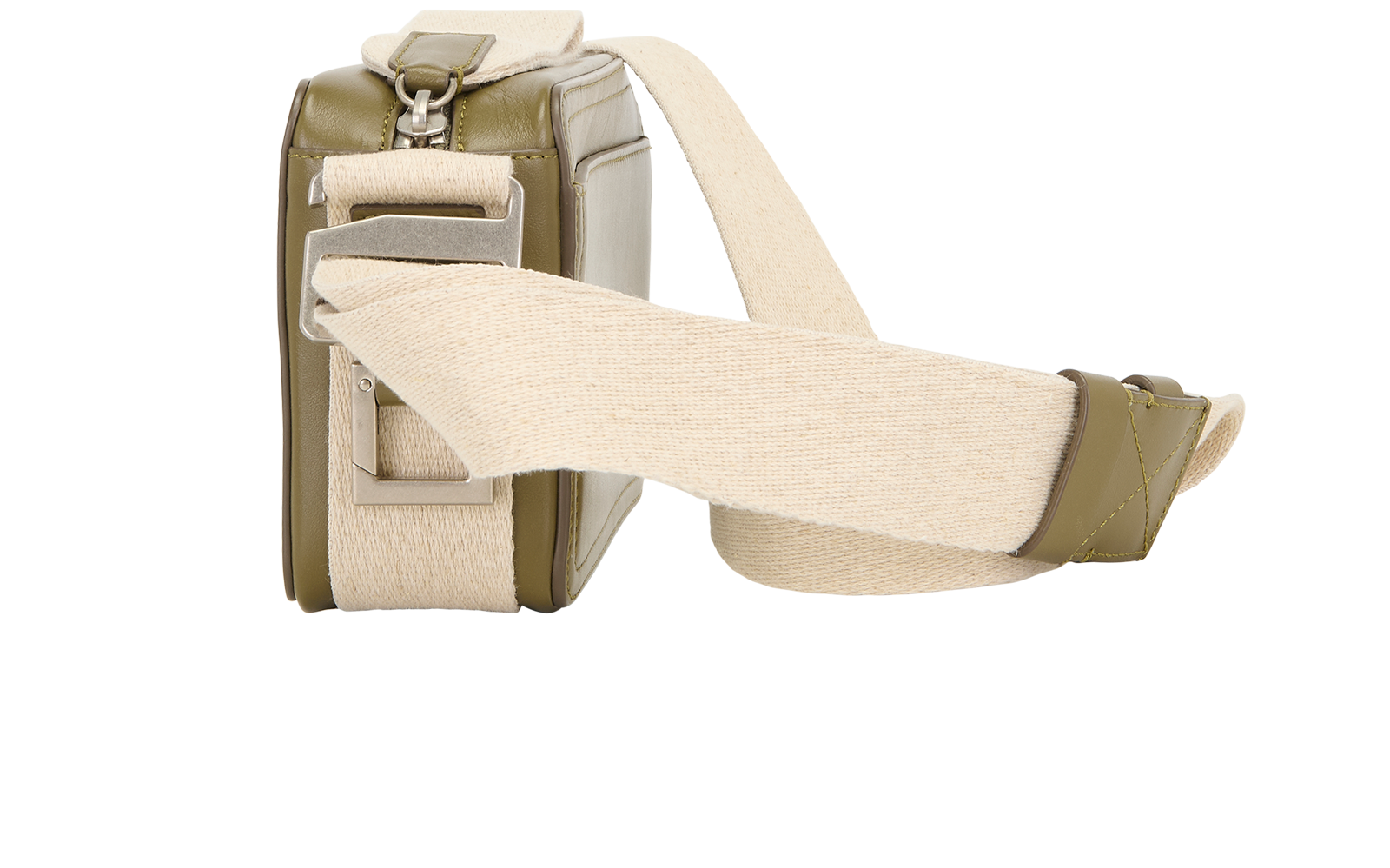 Le Cuerda Horizontal, &pound;175, Handbags, Green, Leather, Bottom view